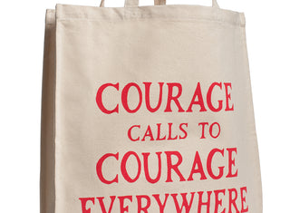 Courage Calls Tote Bag - Plinth