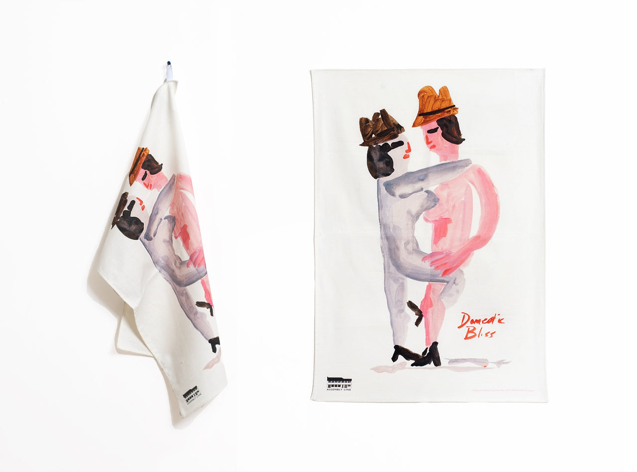 ‘Domestic Bliss’ Tea Towel