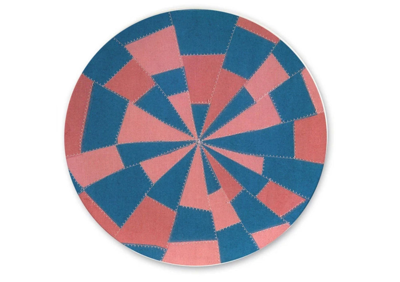 Plate (Pink and Blue)