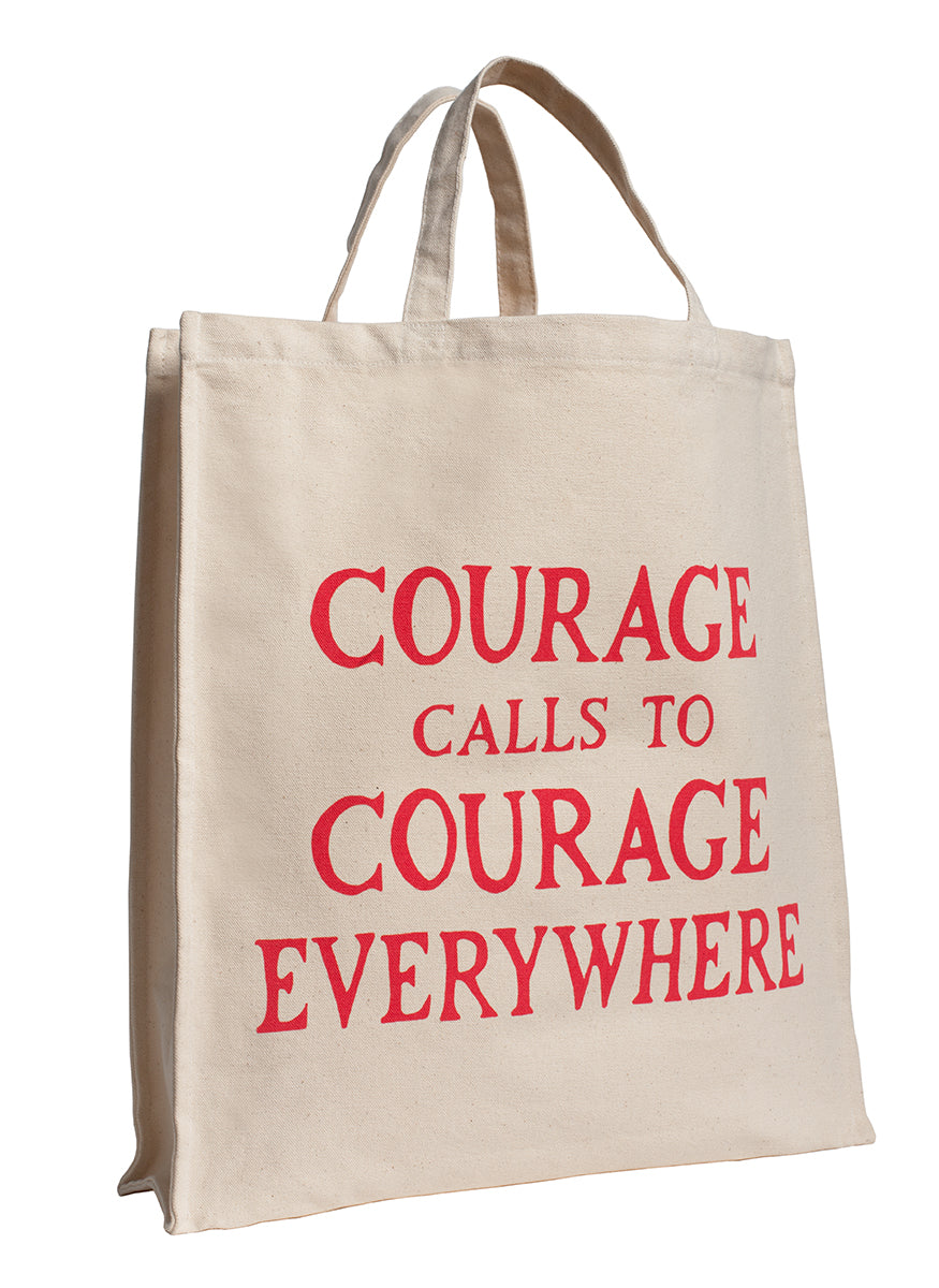 Courage Calls Tote Bag - Plinth
