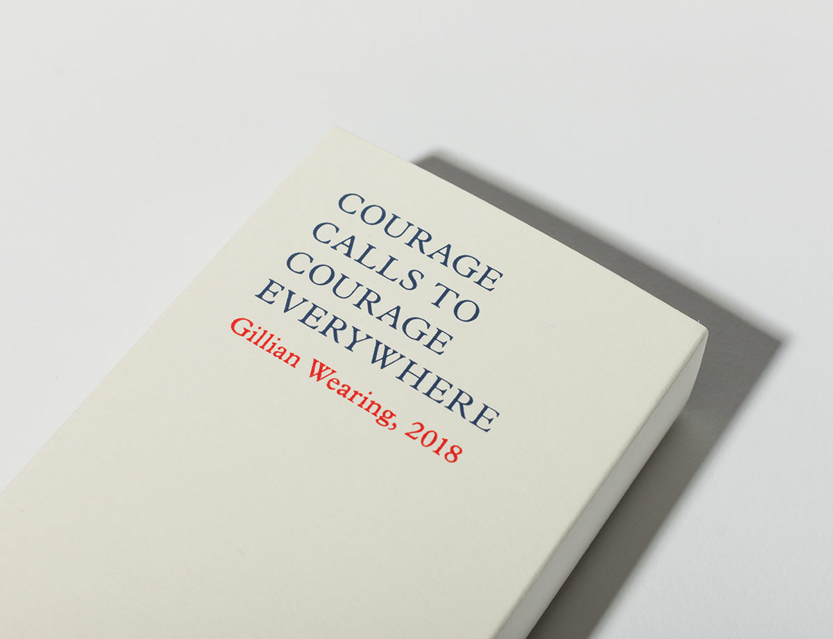 Courage Calls to Courage Everywhere - Plinth