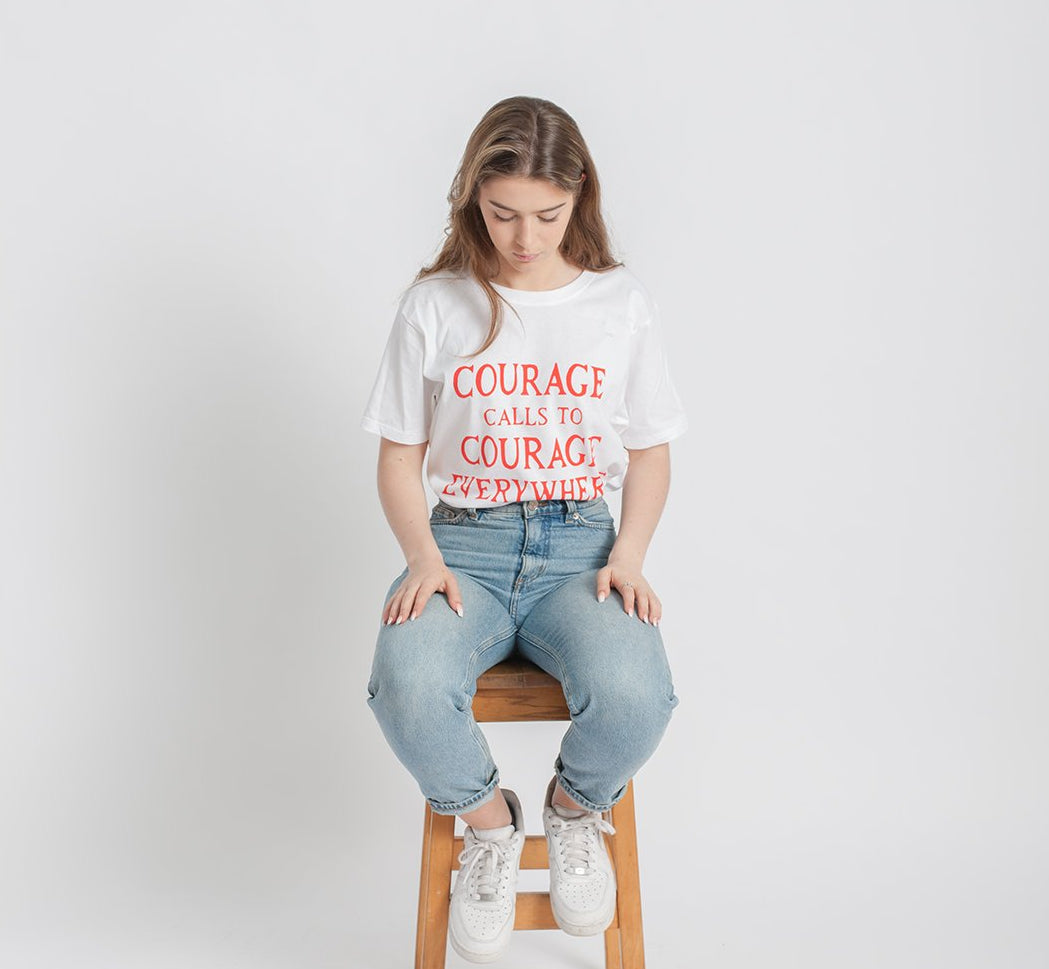 Courage Calls T-Shirt - Plinth